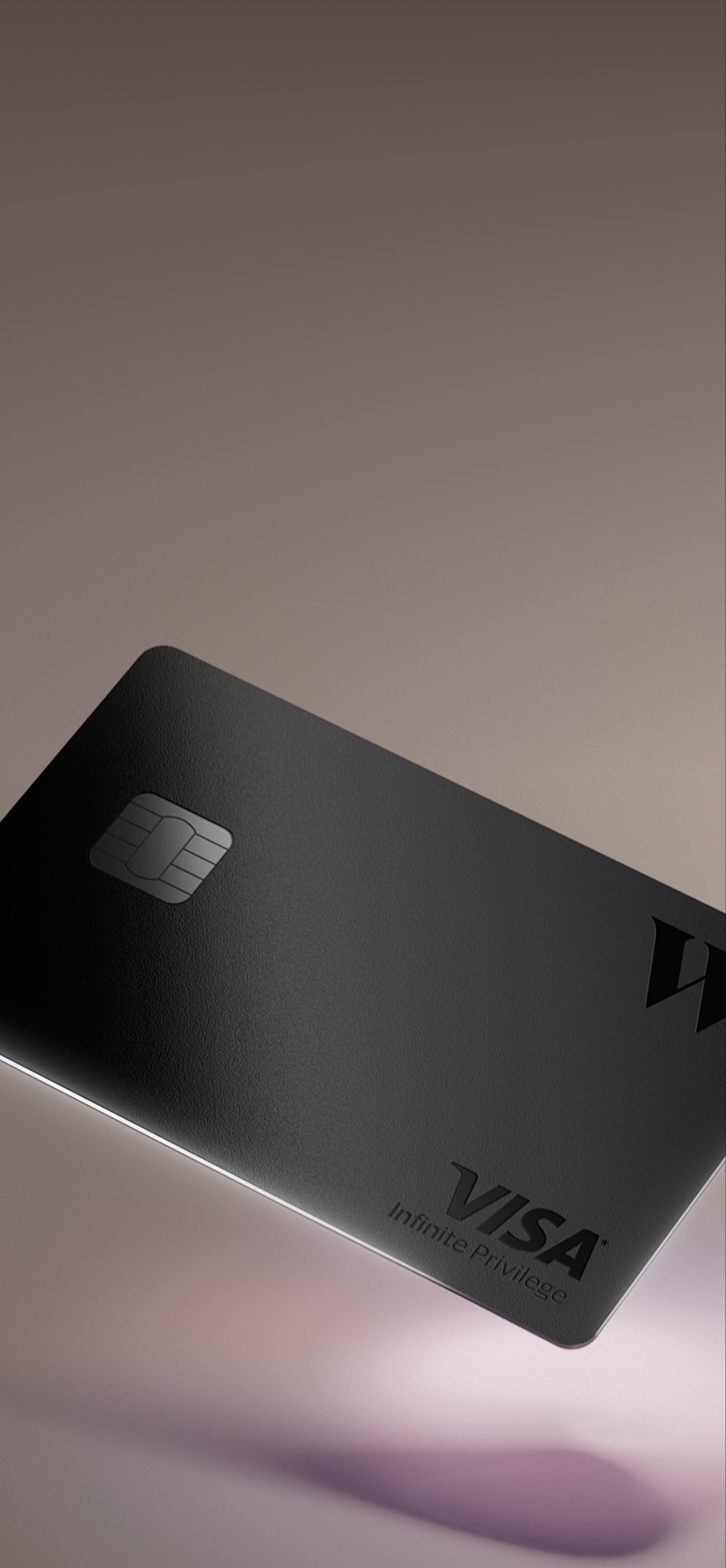 The metal Wealthsimple Visa Infinite Privilege card.